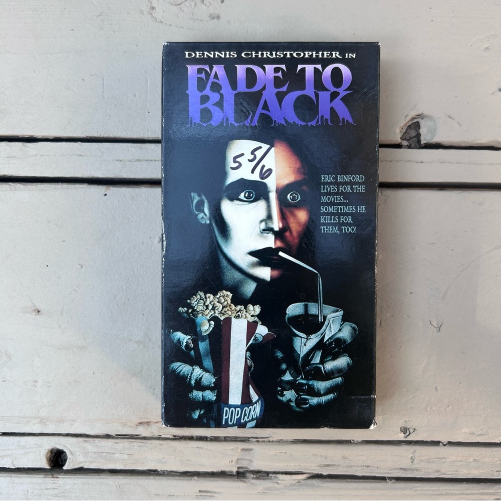 Fade to Black (VHS) Horror Movie Dennis Christopher 1980